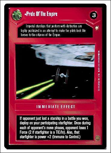 Star Wars: Special Edition Limited (Base Set) card 80 Pride Of The Empire