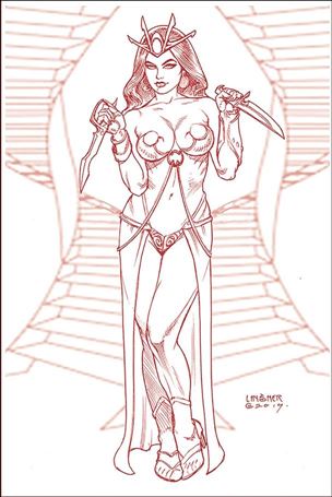 Dejah Thoris (2019) issue 5-P Joseph Michael Linsner Martian Red Virgin Cover
