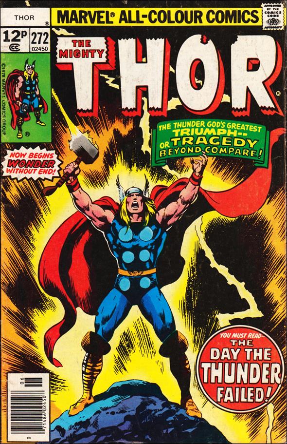 Thor (1966) issue 272-B UK Price Cover