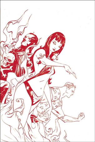Vampirella: The Dark Powers issue 2-Z Jae Lee Red Line Art Virgin Cover