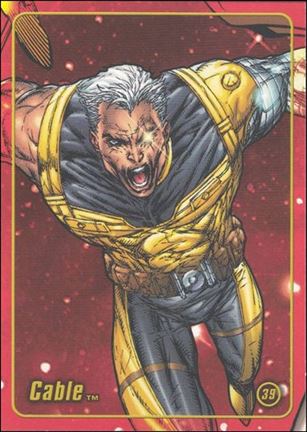 Marvel Heroes Figure Factory: Series 2 (Base Set) card 39 Cable