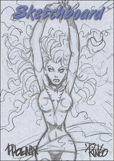 Marvel Creators Collection '98 (Sketchboard Subset) card 23 Phoenix (Blue)