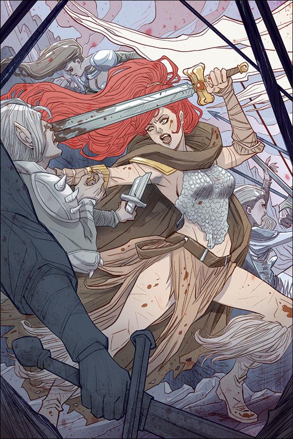 Red Sonja (2016/01) issue 5-C Rare "Virgin Art" Cover