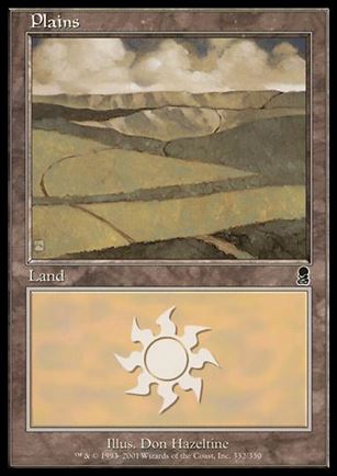 Magic the Gathering: Odyssey (Base Set) card 332 Plains