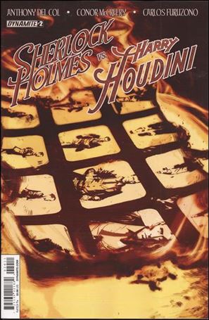 Sherlock Holmes vs. Harry Houdini issue 2 Aaron Campbell Cover