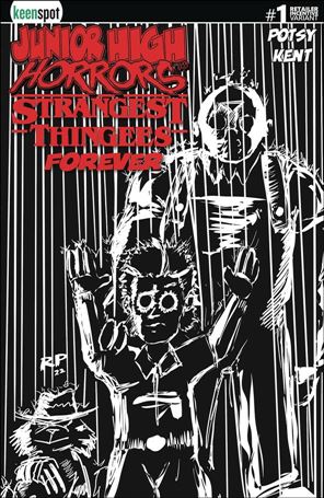 Junior High Horrors: Strangest Thingees Forever issue 1-E Rob Potchak 1:5 Sin City Parody Cover