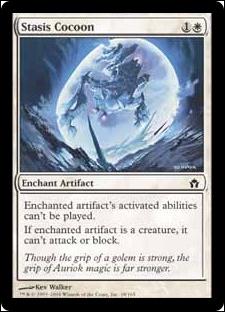 Magic the Gathering: Fifth Dawn (Base Set) card 18 Stasis Cocoon