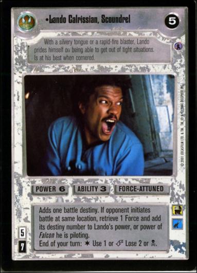 Star Wars: Reflections III (Base Set) card 119 Lando Calrissian, Scoundrel