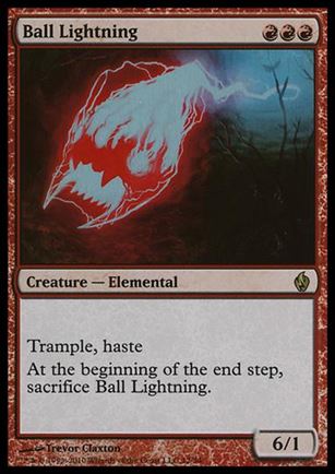 Magic the Gathering: Premium Deck Series: Fire & Lightning (Base Set) card 12 Ball Lightning