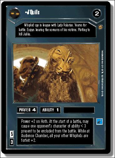 Star Wars: Jabba's Palace Limited (Base Set) card 18 J'Quille