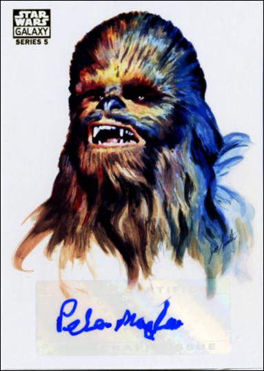 Star Wars Galaxy: Series 5 (Autograph Subset) card 6 Peter Mayhew