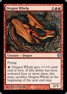 Magic the Gathering: Duel Decks: Knights vs. Dragons (Base Set) card 54 Dragon Whelp