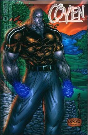 Coven (1999) issue 1 Ian Churchill "Black Mass" Cover