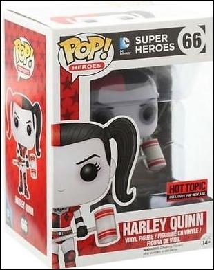 POP! Heroes figure 66 Harley Quinn (Roller Derby) Hot Topic Pre-Release