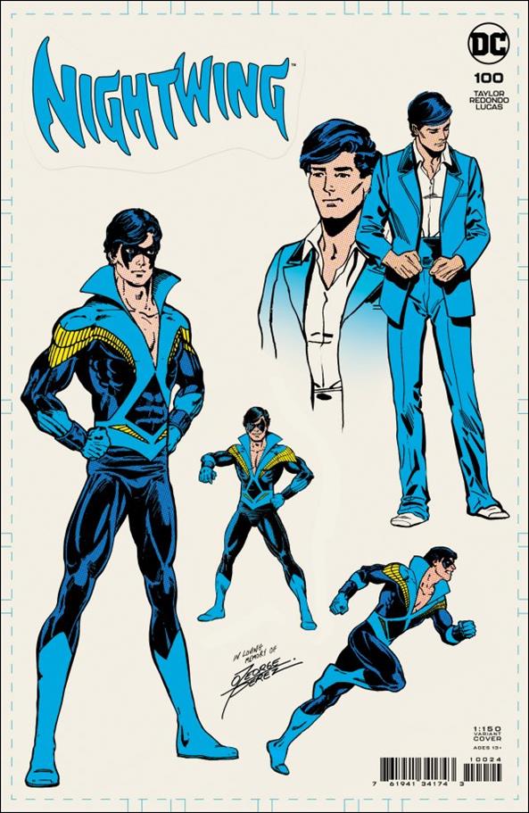 Nightwing (2016) issue 100-L George Pérez 1:150 Design Cardstock Cover