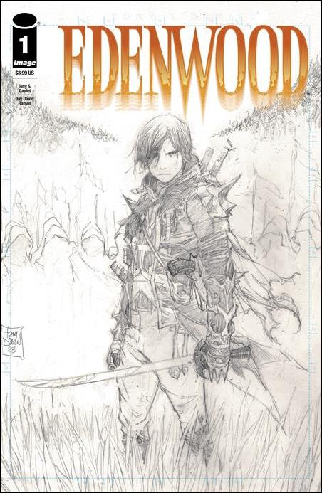 Edenwood issue 1-D Tony S. Daniel 1:10 Cover