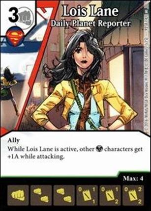 DC Comics Dice Masters World's Finest card 92 Lois Lane: Daily Planet Reporter 