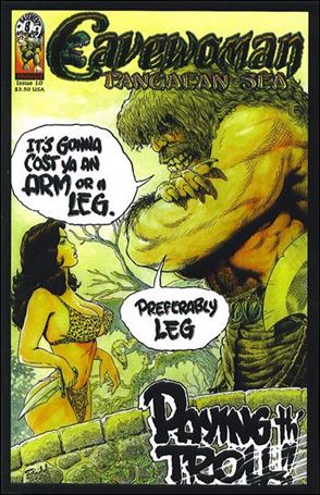 Cavewoman: Pangaean Sea issue 10-C Gold Foil Cover w/COA 1/450