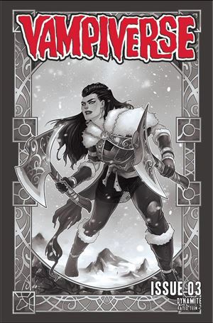 Vampiverse issue 3-M Meghan Hetrick 1:20 Black & White Cover