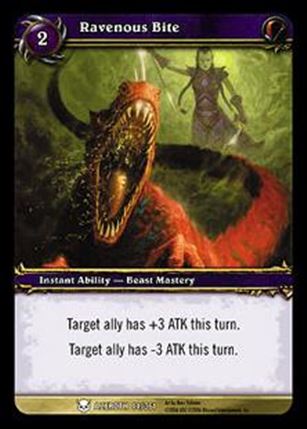 World of Warcraft: Heroes of Azeroth (Base Set) card 44 Ravenous Bite