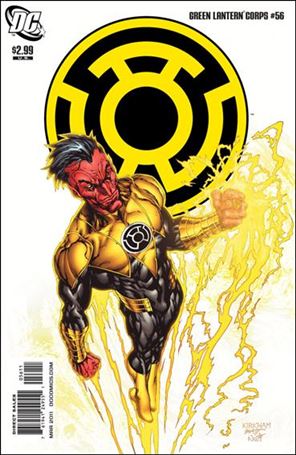 Green Lantern Corps (2006) issue 56 Tyler Kirkham Cover