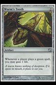 Magic the Gathering: 9th Edition (Base Set) card 316 Wurm's Tooth