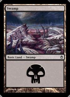 Magic the Gathering: Duel Decks: Ajani vs. Nicol Bolas card 78 Swamp
