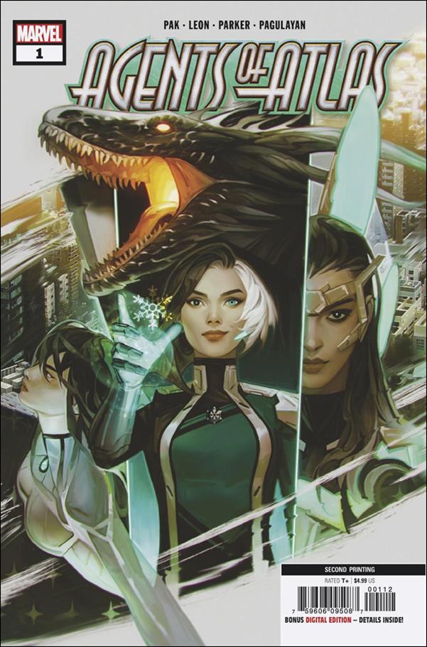 Agents of Atlas (2019) issue 1-F Valentina Remenar Cover (2nd Printing)