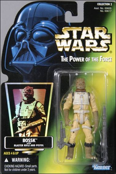 Star Wars: The Power of the Force 2 3 3/4" Basic Action Figures figure 29-B Bossk (Holofoil Sticker)