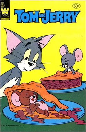 Tom and Jerry issue 338-B Whitman Cover
