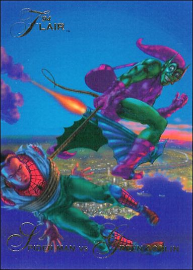 Marvel Annual Flair '94 (Base Set) card 22 Spider-Man vs Green Goblin