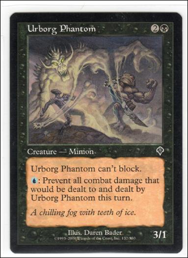 Magic the Gathering: Invasion (Base Set) card 132 Urborg Phantom