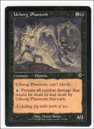 Magic the Gathering: Invasion (Base Set) card 132 Urborg Phantom