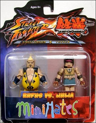 Street Fighter X Tekken Minimates figure 7 Rufus vs Julia