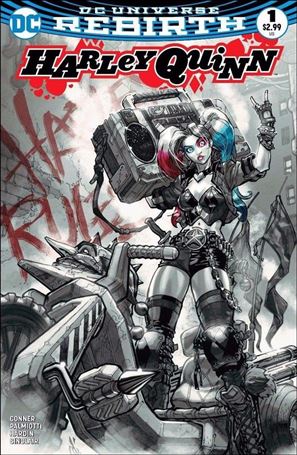 Harley Quinn (2016) issue 1-SD Carlos D'Anda Alliance Comics Black & White Cover