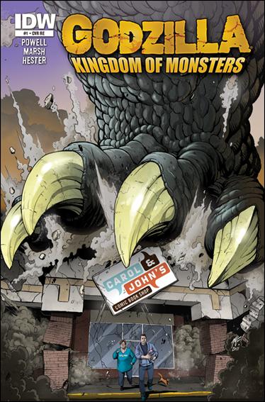 Godzilla: Kingdom of Monsters issue 1-PI Carol & John's Comic Book Shop Cover 1/500