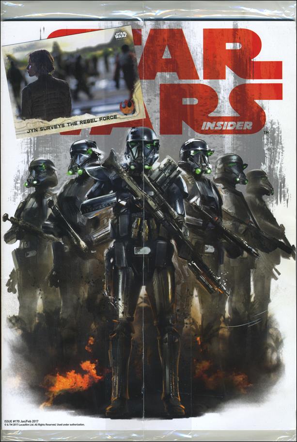 Star Wars Insider issue 170-E Polybagged w/ Promo Card Subscriber Virgin Cover