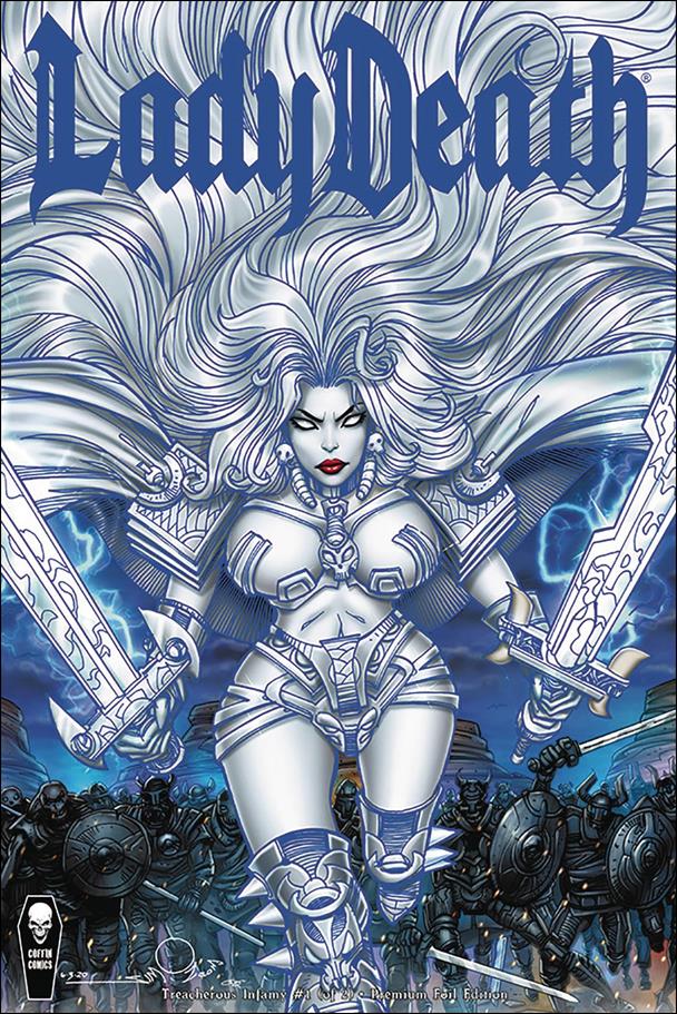 Lady Death: Treacherous Infamy (2021) issue 1-C Walter Simonson Foil Cover