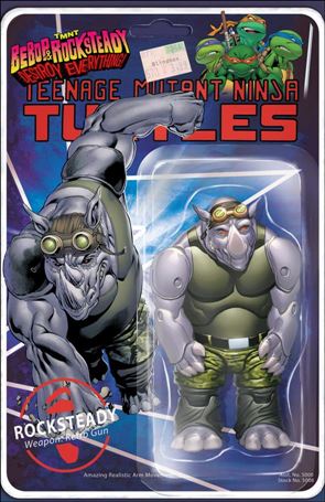 Teenage Mutant Ninja Turtles Bebop & Rocksteady Destroy Everything issue 1-F Robert Atkins Rocksteady Blindbox Cover 1/250
