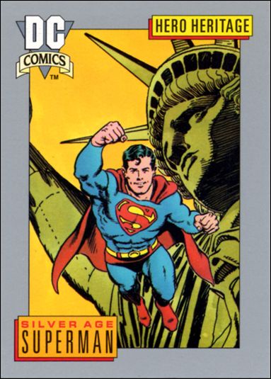 DC Cosmic Cards (Base Set) card 17 Silver Age Superman