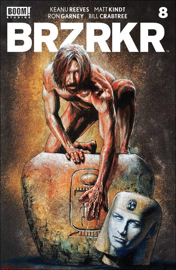 BRZRKR issue 8-D Aaron Campbell Foil Cover
