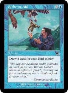 Magic the Gathering: Onslaught (Base Set) card 62 Airborne Aid