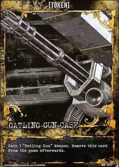 Resident Evil (Base Set) card MA-013 Gatling Gun Case