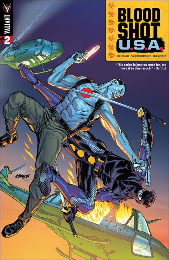 Bloodshot U.S.A. issue 2-C Dave Johnson Cover