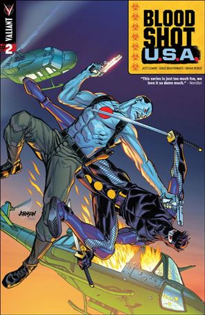 Bloodshot U.S.A. issue 2-C Dave Johnson Cover
