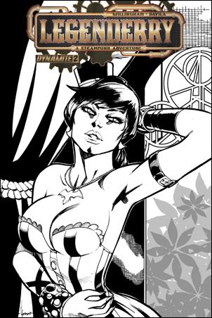 Legenderry: A Steampunk Adventure issue 2-F Ale Garza Re-Order Black and White Cover
