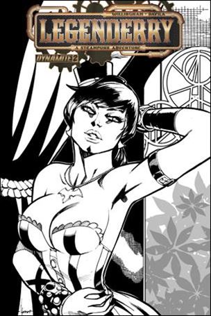 Legenderry: A Steampunk Adventure issue 2-F Ale Garza Re-Order Black and White Cover