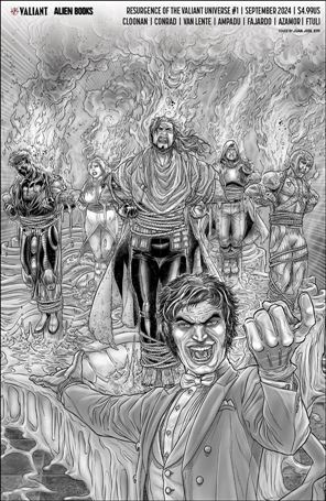 Resurgence of the Valiant Universe issue 1-E Juan Jose Ryp Virgin Cover