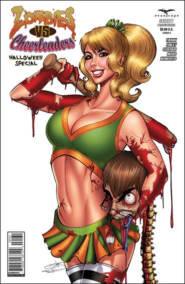 Zombies vs Cheerleaders: Halloween Special issue 2014-C Jenevieve Broomall Cover