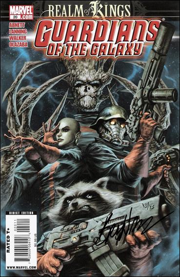 Guardians of the Galaxy (2008) issue 20-B DF Alex Garner Cover (Signed by Brad Walker) 1/75